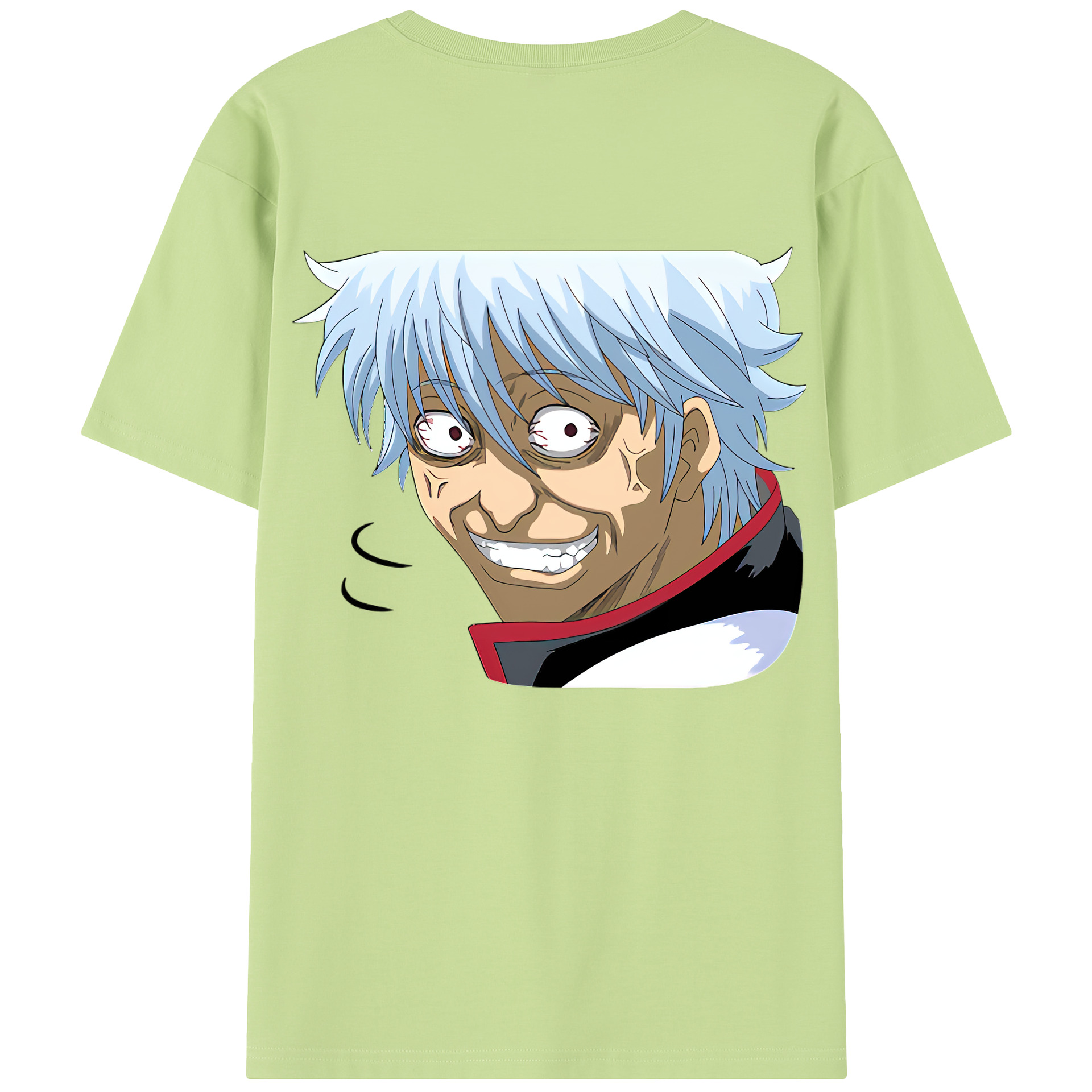 （画像用） ぎんたま 坂田銀時（さかたぎんとき） 神楽 志村新八（しむら しんぱち） GINTAMA Sakata Gintoki Kagura Shimura Shinpachi 綿100％半袖Tシャツ（背面プリント）